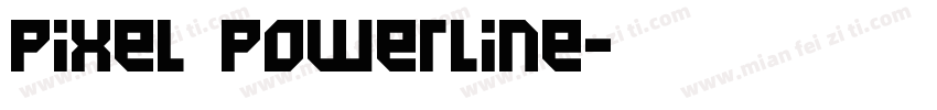 pixel powerline字体转换
